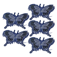 Mehrzweck-waschbeständige Schmetterlingsapplikation zum-Blau
