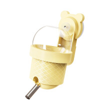 Hamster Water Dispenser Automatic Hanging Hamsters Water-Yellow