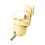 Hamster Water Dispenser Automatic Hanging Hamsters Water-Yellow 1