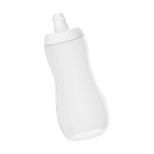 Saucenflasche mit bequemem Griff und klarem Körper zum mühelosen