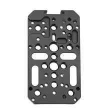 Camera Cheese Easy Plate with Cold Shoe Mount 1/4 3/8 Inch Threads Multipurpose Switching Plate for Tripod Cages