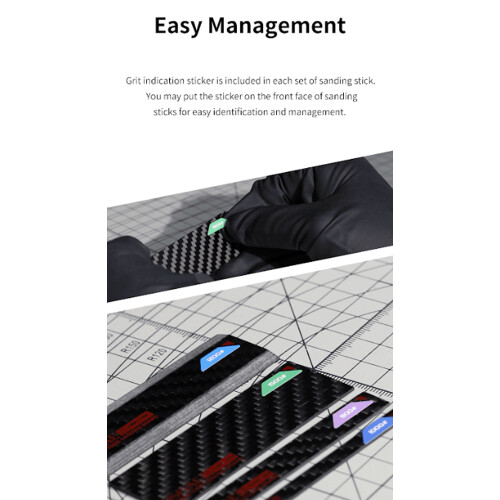 DSPIAE Carbon Fiber Sanding Board 5mm CB-5 2