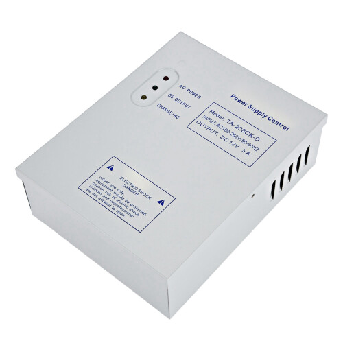 DC 12V/5A Power Supply for Access Control System, 212*168*70mm 1
