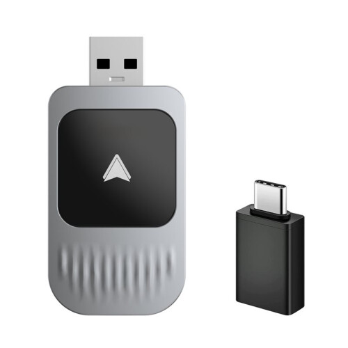 Wireless CarPlay Android Auto Adapter USB Wired to Wireless CarPlay Converter Plug and  for Android