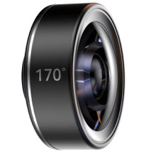 Lente Olho de Peixe para Celular com Tela Cheia de 170, Sem Distorção, para Uso Externo em Celulares.