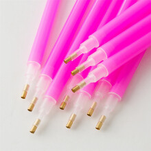 10pcs Dual-Ends Diamond Painting Pen Embroidery Tool, 12.5cm