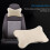Soft Breathable Car Headrest Pillow Beige 25x16cm for Comfort 10