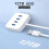 Hochgeschwindigkeits-USB-3.0-Hub mit 4 , USB-C-Ladeadapterkabel-Splitter 2
