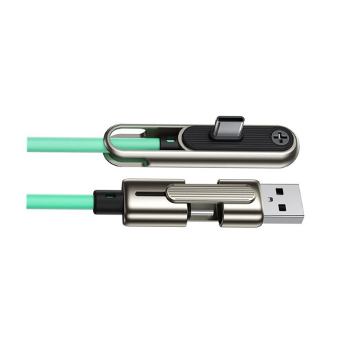 PD240W Fast Charging Cable Phone Tablet Foldable Holder 2 in 1 Charging Cable Folding Bracket Earphone Data Wire A 1