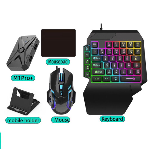 M1 Pro+ Kit de Conversion de Jeu Mobile  5 en 1 avec Clavier et Souris 2