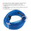 Car Interior LED Light Strip 3m Blue Flexible Auto Decoration 3