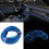 Car Interior LED Light Strip 3m Blue Flexible Auto Decoration 10