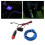 Car Interior LED Light Strip 3m Blue Flexible Auto Decoration 14