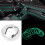 Car Interior LED Light Strip 4m Green Auto Decorative Lighting 7
