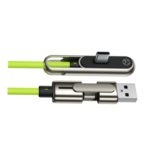 PD240W Fast Charging Cable Phone Tablet Foldable Holder 2 in 1 Charging Cable Folding Bracket Earphone Data Wire B 1