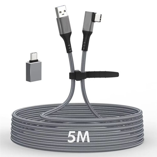 5M Data Cable VR Type-C Streaming Cable USB 3.0 Gen 1 Link Cable for Quest 2 USB Type-C Adapter VR Accessories 2