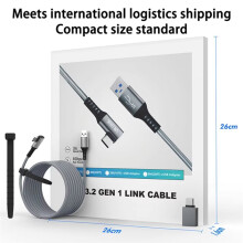 5M Data Cable VR Type-C Streaming Cable USB 3.0 Gen 1 Link Cable for Quest 2 USB Type-C Adapter VR Accessories