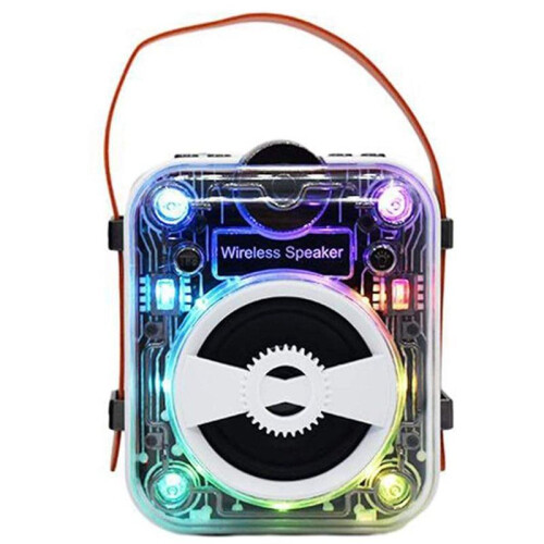 Wireless  Speaker with Shocking Sound Quality Multiple Playback Modes Dazzling Light Effect  TWS Soundbox 1