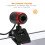 HD USB Webcam with Mic 360 Rotation for Computer Laptop Skype MSN Chat 9