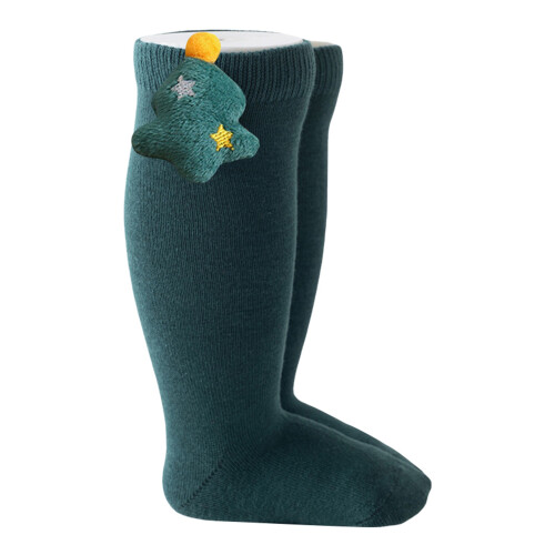 (12-24 Months, Dark Green) Chaussettes de Noël et garçons. 1