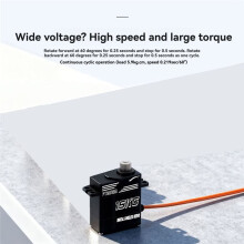 7.4V 15kg Large Torque 180 Degree Magnetic Servo 25T/4.95mm Coreless Motor Robot DIY Arduin Servo