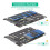 2 em 1 Combine M.2 NGFF Chave B e MSATA SSD para Adaptador SATA3 2.5 com Caixa de Plástico SSD 5