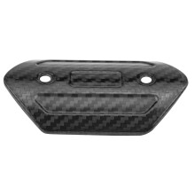 High-Strength Stainless Steel Motorcycle Exhaust Heat Shield, Black, 11.1x6cm