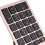 RF304 22 Keys Numeric Keypad Wireless Mini Keyboard Rose Gold with Receiver 4
