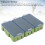 Luminous Water-Resistant Mini Tackle Box Organizer Green, PP Material 3
