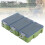 Luminous Water-Resistant Mini Tackle Box Organizer Green, PP Material 6
