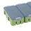 Luminous Water-Resistant Mini Tackle Box Organizer Green, PP Material 9