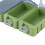 Luminous Water-Resistant Mini Tackle Box Organizer Green, PP Material 13