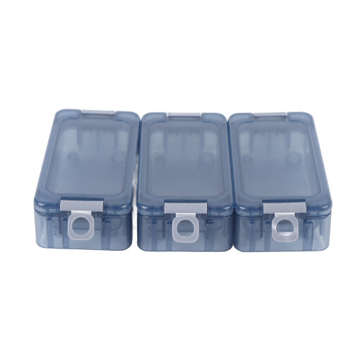 Luminous Water-Resistant Small Tackle Box, Clear Blue, PP Material 1