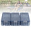 Luminous Water-Resistant Small Tackle Box, Clear Blue, PP Material 7