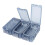 Luminous Water-Resistant Small Tackle Box, Clear Blue, PP Material 11