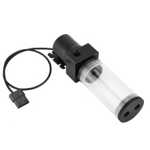 Acrylic Water Cooling Tank Cylinder Reservoir 110mm for PC DIY Setup