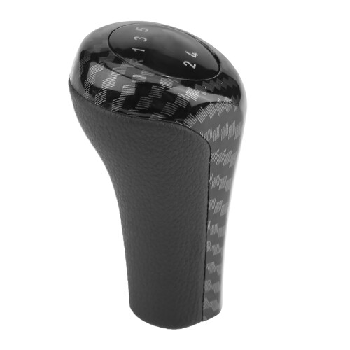 5-Speed Gear Shift Knob for E30 E36 E46 E60 E83 Black ABS, 9.5cm 2