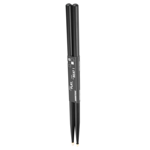 Maple Wood Drumsticks 1 Pair 5A Black Ergonomic Percussion Instruments 1