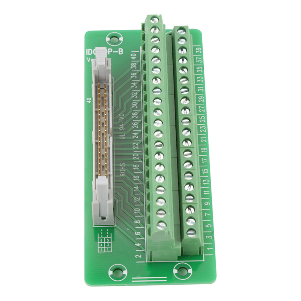 Idc40p 40Pin Male Header Breakout Board, Green, 121X51mm 6921392690737