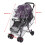 Windproof Baby Stroller Rain Cover Transparent 80*50*40cm 3