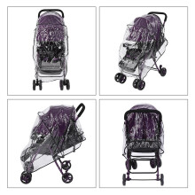 Clear Pushchair Raincover, Eco PVC