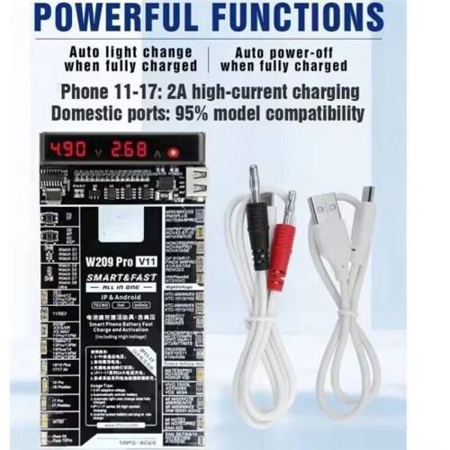 Carte D'Activation de Batterie W209 Pro V11 pour  Séries 11 à 17 1