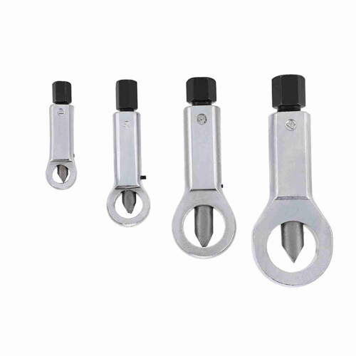 Corroded Nut Removal Tool 4 Sizes Rust & Damage Resistant Nut Splitter