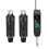 2.4GHz Wireless Microphone System Transmitter & Receiver 150ft Range, for PA System, Audio Mixer (Two Transmitter) 6