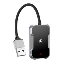 2-i-1 Trådlös Carplay-Adapter Android AUTO  AI Box Carplay WiFi och  Trådbunden CarPlay Till Trådlös Carplay