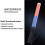 39cm Built in Rechargeable Battery for Command Stick Warning Flashing Light LED Road Traffic Fluorescent Rod EU PLUG 3