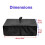 Funda Antipolvo para Tocadiscos, Protector para Tocadiscos de Vinilo, Impermeable 9