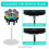 Suporte Múltiplo para Pedestal de Microfone, com 6 Anéis Coloridos para Microfone 3
