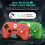 PC07 Kabelloser Gamecontroller mit Dual-Empfänger, Retro-Gamepad für PC, DInput, Android TV, Arcade-Spiele B 4