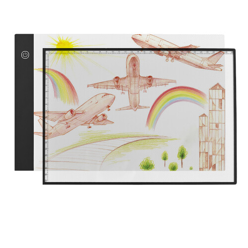 A4 Art Light Pad with Scaled Board